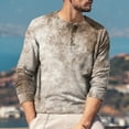 thumbnail image 6 of Inglocry Men's Henley T-Shirt, Long Sleeve Cotton Henley Tees for Men, 3-Button Fall Casual Shirts Camel 2XL, 6 of 7