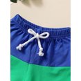 thumbnail image 4 of Bagilaanoe Toddler Baby Boys Casual Shorts Quick Dry Drawstring Short Pants 6M 12M 18M 24M 3T Kids Contrast Color Summer Clothes, 4 of 7