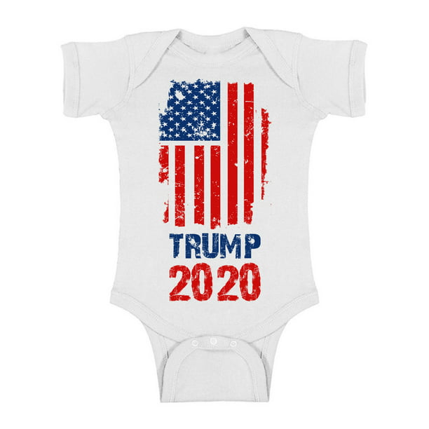 Centimeter diakritisk falskhed Awkward Styles Trump 2020 Baby Bodysuit US Flag Romper Trump Fans Gifts -  Walmart.com