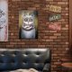 thumbnail image 4 of Pintura al óleo Placa de gato Cartel de chapa de metal Dibujos animados Pintura de hierro Póster Accesorios Tmvgtek Para estrenar, 4 of 9
