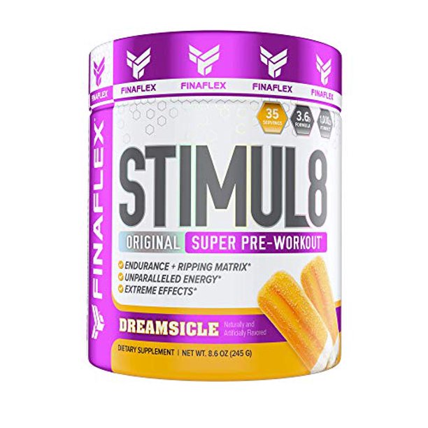 Stimul8 Original Super Pre Workout With Vitamin C 35 Serving Orange Dreamsicle Walmart Com