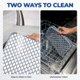 thumbnail image 2 of Stone Dish   Drying Mat for Kitchen Counter, Wrapped in Silicone, Water Absorbent, Quick-Drying, Non-Slip Mats, Heat Resistant, Eco-Friendly Diatomaceous Earth Stone Mat (15.7x11.8 inch, Gray), 2 of 7