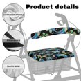 thumbnail image 5 of HELLHERO Floral and Avian Motifs Back Rest Covers and Rollator Walker Seat Covers for Unisex Easy to Clean for Washable, 5 of 7