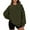 Green, variant on Timegard Crewneck Sweatshirts Women Oversized Long Sleeve Tops Streetwear Loose Pullover Fall Winter