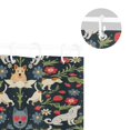 thumbnail image 5 of Yayeee Shower Curtain with Hooks 72"x72" Waterproof Fabric Bathroom Hanging Decor, Floral Dogs Pattern, 5 of 5