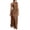 Brown, variant on Satin Dress for Women One Shoulder Slimming Bodycon Slit Maxi Dresses Comfort Silky Soft Party Prom Wedding Guest Summer Dress Black S