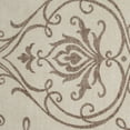 thumbnail image 3 of hometrends Beige Floral Swirl Synthetic Area Rug, 3 of 4