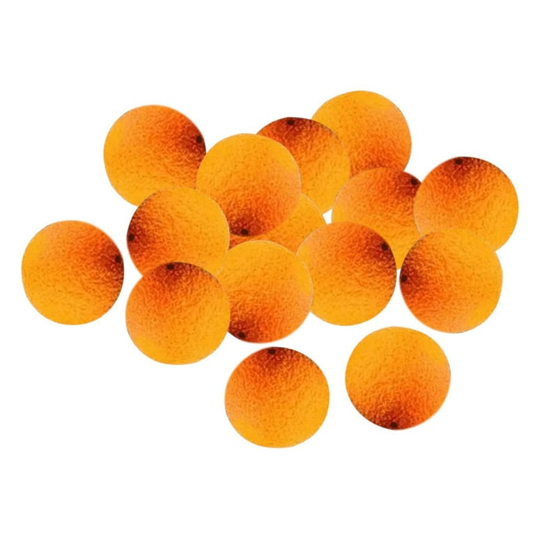 15pcs Eva Up Boilies Fishing Floating Ball Beads Artificial S , Orange, As described
