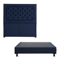 thumbnail image 1 of Box Base Cama Individual + Cabecera Mary Azul Marino Dicasa  Blu, 1 of 8