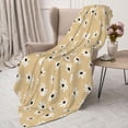thumbnail image 3 of Sikiie Daisies Flowers Cozy Flannel Fleece Throw Blanket: Lightweight & Thick for All Seasons - Perfect for Women, Men, & Kids"80"x60", 3 of 6