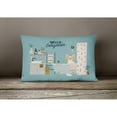 thumbnail image 4 of Carolines Treasures CK7499PW1216 Sable White Papillon in Bathtub Canvas Fabric Decorative Pillow 12H x16W multicolor, 4 of 4