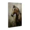 thumbnail image 3 of Stupell Industries Rustic Lodge Brown Horse Portrait Canvas Art, 16 x 24, by Petals Prints Design, 3 of 8