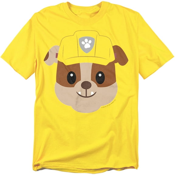 Paw Patrol T-Shirt Rubble Emoji Unisex Graphic Tee for Men & Women