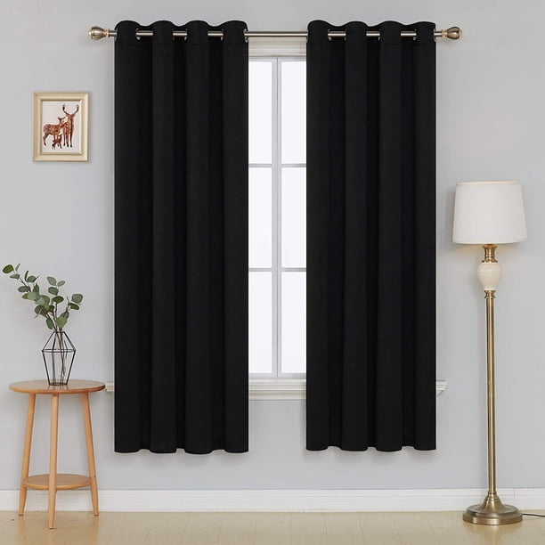 Deconovo Room Darkening Curtains Grommet Top Thermal Insulated Blackout