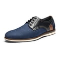 thumbnail image 1 of Zapatos Oxford Casual Bruno Marc para Hombre Modelo LG19012M en Azul Marino, 1 of 6