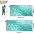 thumbnail image 4 of Dreamtimes Beach Towels Turquoise Glitter Sparkle Camping Towels Sand Free Beach Towel, 30"x60" Large Beach Towels Quick Dry Bath Travel Towels Pool Yoga Beach Mat for Men Women, 4 of 7