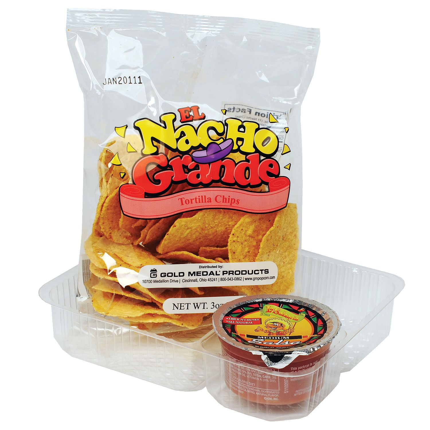 Product of Gold Medal El Grande Nacho Chips 3 oz. (48 ct.) Chips