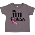 thumbnail image 3 of Inktastic Breast Cancer Awareness My Titi is a Fighter Boys or Girls Toddler T-Shirt, 3 of 5