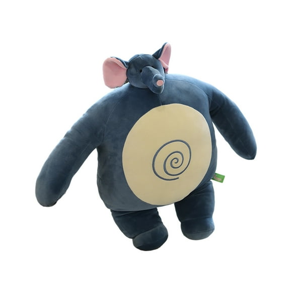 Xingzhi Tiny Head Teddy Bear Pillow Small Heads Big Muscle Body Raccoon Toy Skin Friendly Boyfriend Hug Pillows Birthday Elephant 32CM