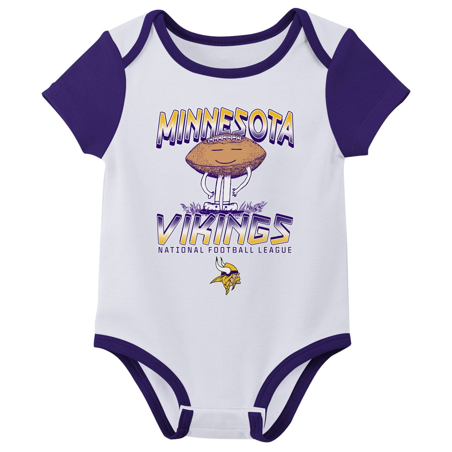 MINNESOTA VIKINGS NFL Boys Onesie Game Day Fan Apparel