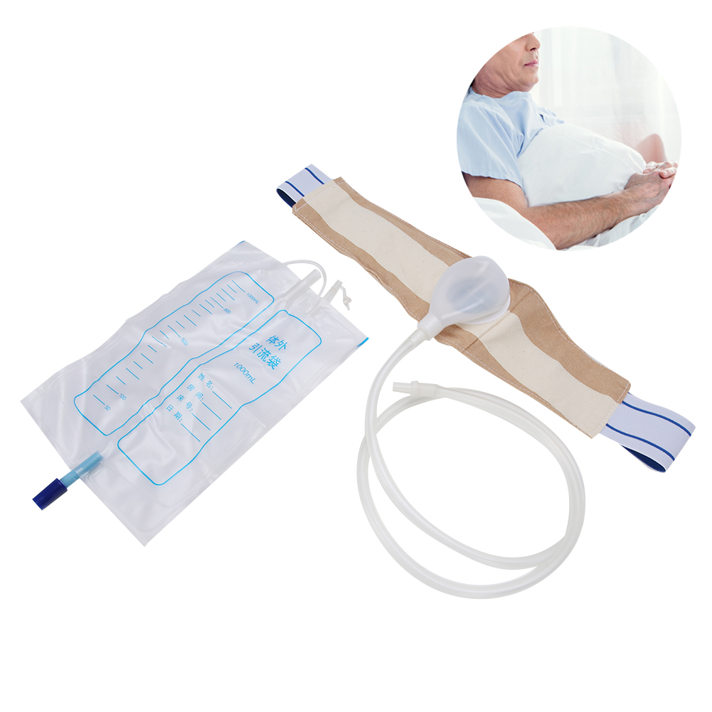 Qiilu Wearable Men Urine Bag,Wearable Urine Bag,Male Urine Bag Day