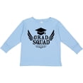 thumbnail image 3 of Inktastic Grad Squad with Graduation Cap and Wings Boys or Girls Long Sleeve Toddler T-Shirt, 3 of 5