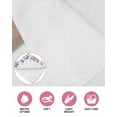 thumbnail image 6 of Easter Gnomes Eggs Kitchen Dish Towels for Drying Dishes Set of 2, Bunny Ears Spring Flowers Country Rustic Waffle Weave Microfiber Hand Tea Bathroom Towels Quick Dry & Absorbent Towel 12x12, 6 of 7
