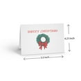 thumbnail image 2 of Christmas Wreath Themed Notecard Set - 10 Christmas Note Cards Per Pack - 14310, 2 of 4
