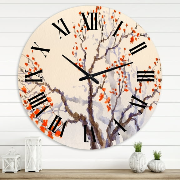 Designart 1 in Traditional Wall Clock
