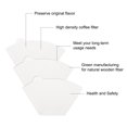thumbnail image 3 of 200 Count Size 101 Disposable Paper Percolator Coffee Filters Natural Unbleached Wood Fiber,White, 3 of 6