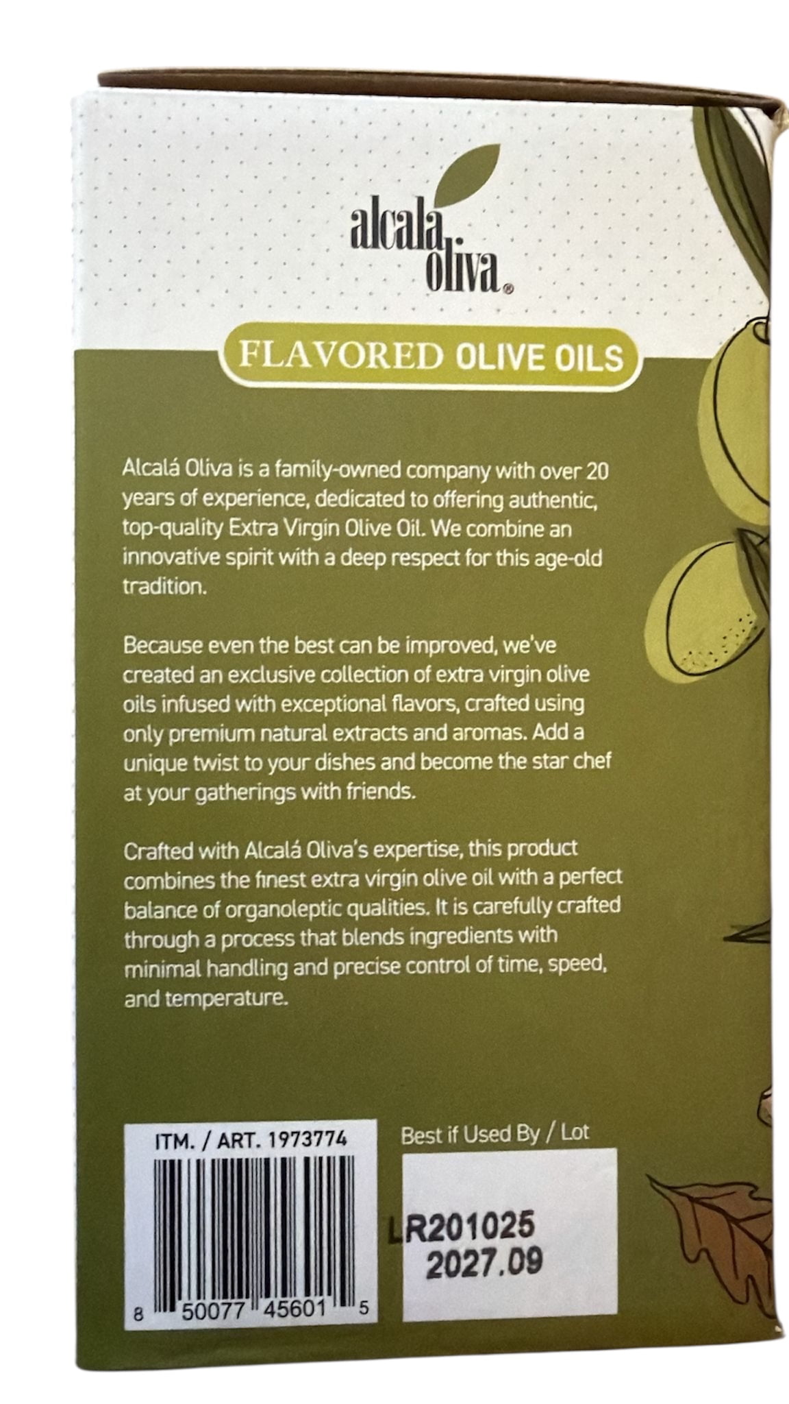 Alcalá Oliva Flavoured Extra Virgin Olive Oil Assortment Gift Set 250ml (8.5 fl oz)