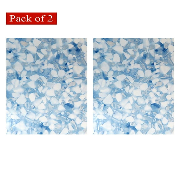 Mr Tac Grey Blue Marble Chip (18x98 in) (Pack of 2)