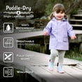 thumbnail image 6 of JAN & JUL Waterproof Rain Jacket, Hooded Raincoat for Boys and Girls (Summer Camp, Size 8Y), 6 of 6