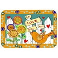 thumbnail image 1 of Carolines Treasures PJC1101LCB Let Love Grow Here Glass Cutting Board- Large, 1 of 2