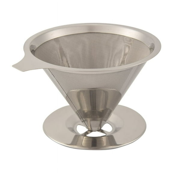 Pour over Coffee Dripper Reusable Drip Cone Coffee Filter Portable Pour over Coffee Maker Home Office Camping