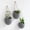Grey (Matte), variant on Wall Planters -Ellie- | Ceramic Pots 3 count | Wall Decoration for Indoors, Balcony and Garden | White (Matte)