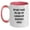 White/Pink, variant on Funny Landscape Designer Gifts from Friends for Graduation Unique Two Tone Coffee Mug - 'Do Not Make Me Use My Landscape Designer Voice'