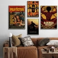 thumbnail image 4 of Colección de películas clásicas, carteles retro, Pulp Fiction/Django Unchained, impresiones de Tarantino, arte vintage para el hogar, decoración de pared, pintura, 4 of 5