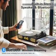 thumbnail image 4 of Tocadiscos DANFI AUDIO DF Bluetooth Vintage de Madera de 3 Velocidades, 4 of 9