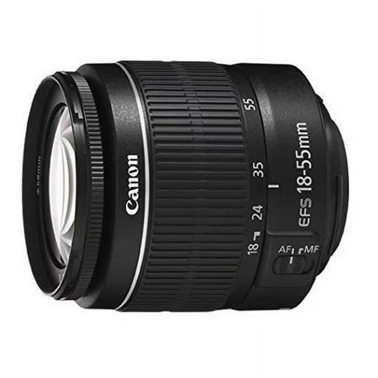DSLR Camera Lenses: Canon EF-S 18-55mm III Zoom Lens with Hood