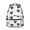 Boxer and Dog, variant on Puppy and Dog Paw Print Blue Backpack for School, Cute School Bag with Adjustable Shoulder Straps and Padded Back, 15.3"x11"x7.1"
