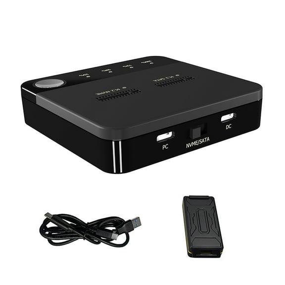 Powerful M.2 Duplicator with 2TB Support Quick Copy for Video and Game Storage Duplicator