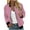 Pink, variant on DDAPJ pyju Women's Classic Full Zip Bomber Jacket,Women's Casual Bomber Jacket Lightweight Cropped Lightweight Varsity Jackets Spring Fall Windbreaker Motor Biker Coat with Pockets