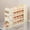 Brown-KH, variant on Egg Storage Container, Egg Dispenser, 30-Count Egg Organizer, 4-Tier Rolling Design, Space-Saving Kitchen Refrigerator Box