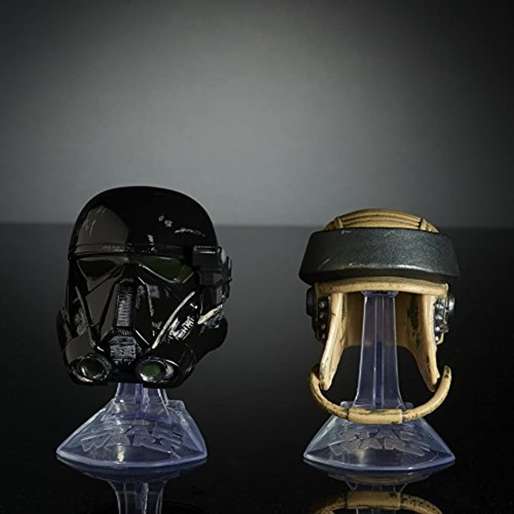 Star Wars Black Series Titanium DEATH TROOPER & REBEL COMMANDO Diecast Helmets 