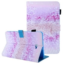 T580 Case, Galaxy Tab A 10.1 Case 2016 Released SM-T580 /T585,Allteych Slim Folio Multi Angle Stand Pencil Holder Auto Sleep Wake Smart Cover Shell for Samsung Galaxy Tab A 10.1 T580,Pink Glitter