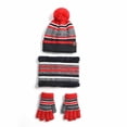 thumbnail image 2 of KYAIGUO Kids Boys Girls Winter Warmer Hat Scarf Gloves Set 3pcs Thermal Knit Beanie Cap and Circle Scarf and Mitten with Fleece Lining for 4-7Y, 2 of 8