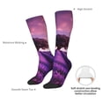 thumbnail image 4 of KLL Lavender Field Sunset Print Cool Socks Men's Women's Crew Socks Funny Crazy Novelty Stockings, 4 of 6