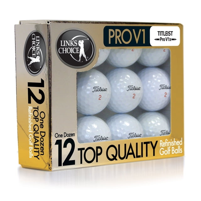 Pelotas de Golf Titleist Pro V1X Paquete de 12 Renovadas