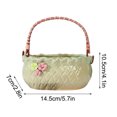 thumbnail image 2 of Ckraxd Multi-purpose Handheld Basket Planter - Decorative Ceramic Container for Small Succulents, Farmhouse Style, Wedding, Office, Home Decoration, 2 of 8